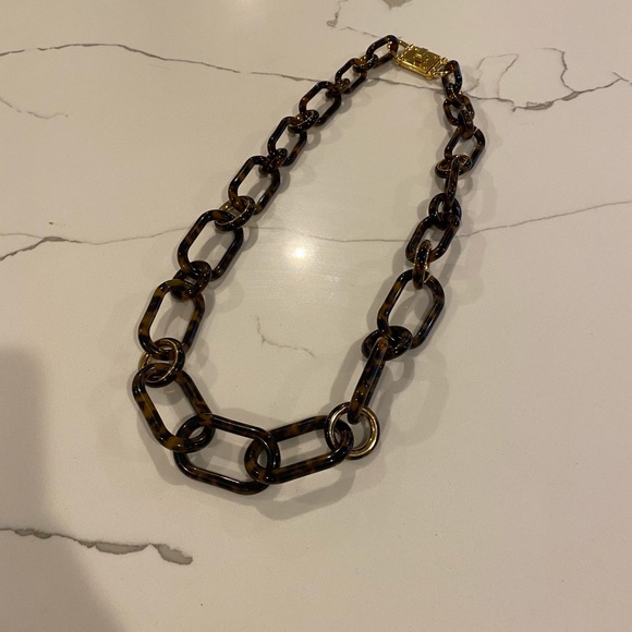 Michael Kors tortoise Shell and gold necklace - Picture 1 of 4